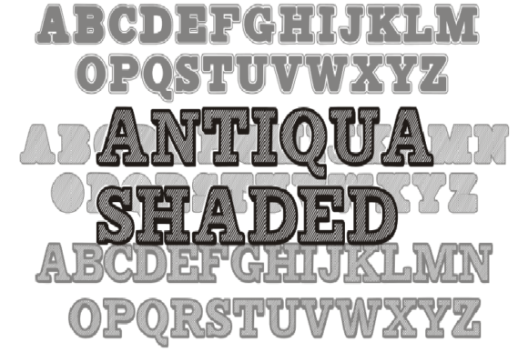 Antiqua Shaded: Elevating Your Design with Distinctive Typography