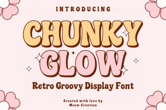 Chunky Glow: The Retro Font Bringing Bold Personality to Modern Design
