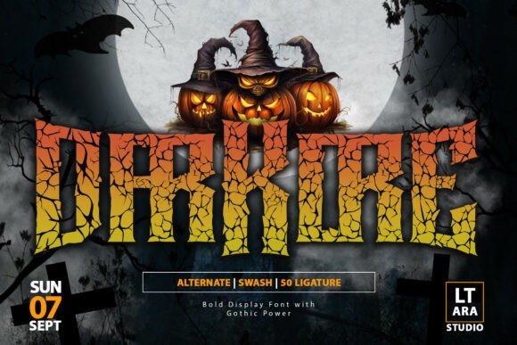 Darkore: The Gothic Font for Fearless Design