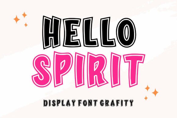 Hello Spirit: The Grunge Display Font for Modern Design