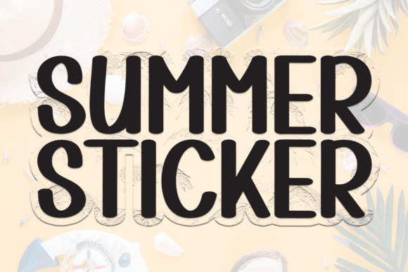 Summer Sticker: Infusing Charm into Modern Design